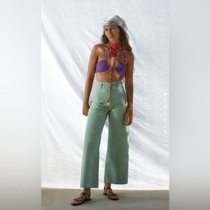 Zara marine straight jeans